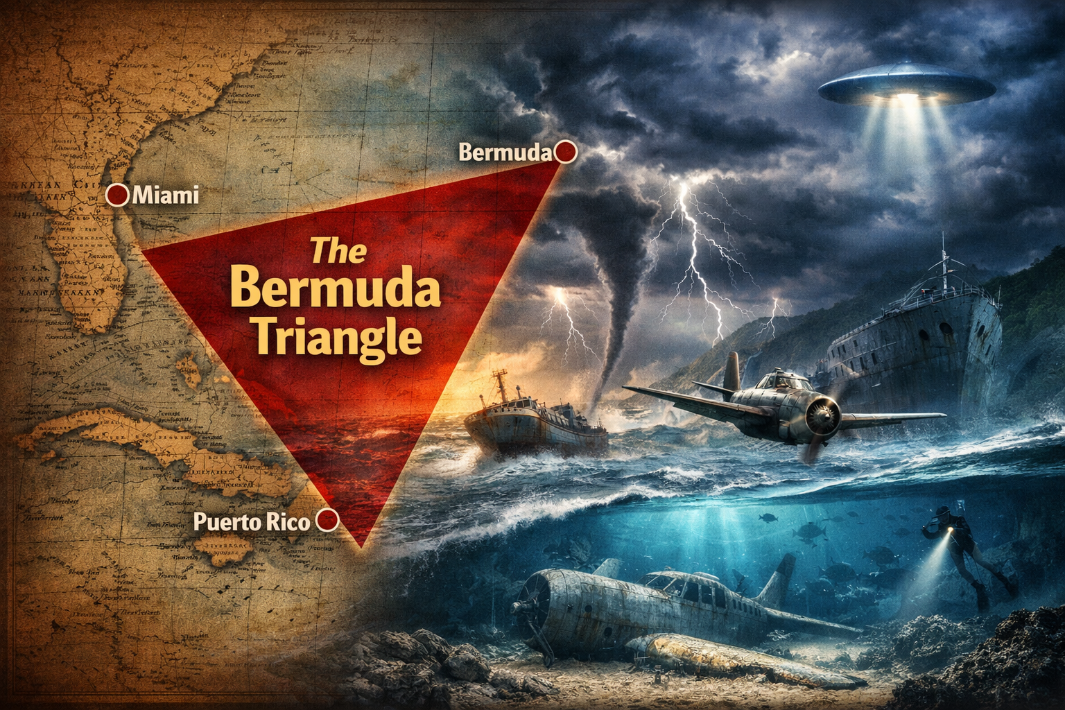 Tam giác quỷ Bermuda – sự thật phía sau một huyền thoại biển cả