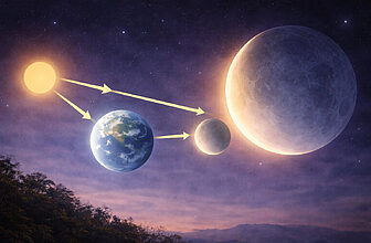 Bí ẩn Earthshine – phần tối Mặt Trăng phát sáng là gì?