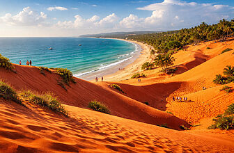 Tại sao cát Mũi Né có màu đỏ và nằm ngay sát biển?