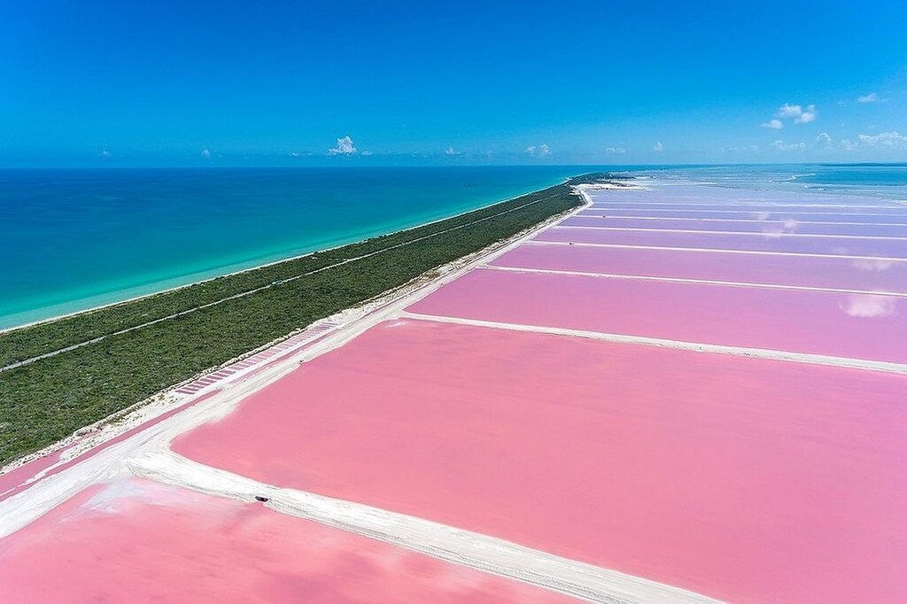 Las Coloradas — Mexico: hồ màu đỏ máu hay hồng nhạt, tùy mùa