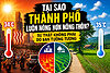 Tại sao thành phố nóng hơn nông thôn? Giải thích hiện tượng đảo nhiệt đô thị